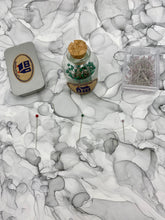 Load image into Gallery viewer, Multi-use Glass Head Pins in a Glass Jar by Little House of Japan
