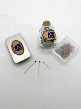 Load image into Gallery viewer, Multi-use Glass Head Pins in a Glass Jar by Little House of Japan

