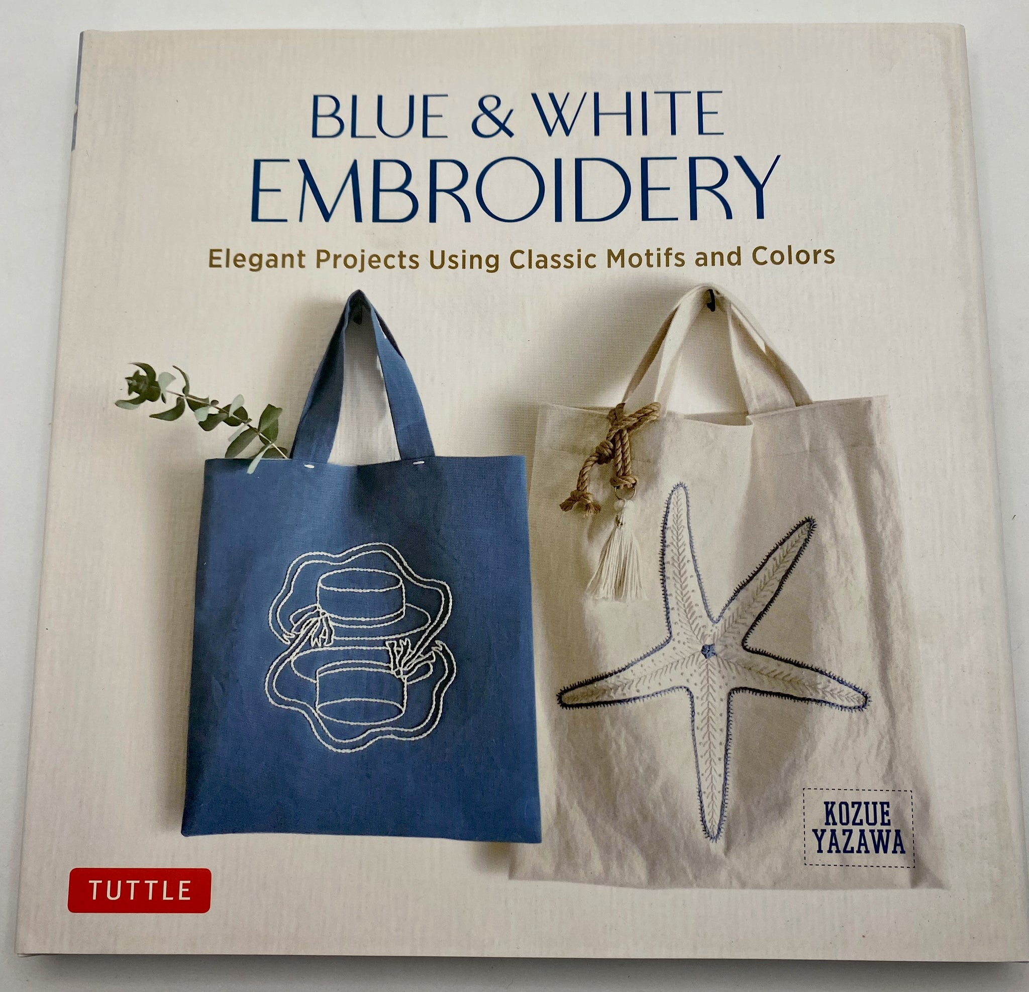 Blue and White Embroidery by Kozue Yazawa