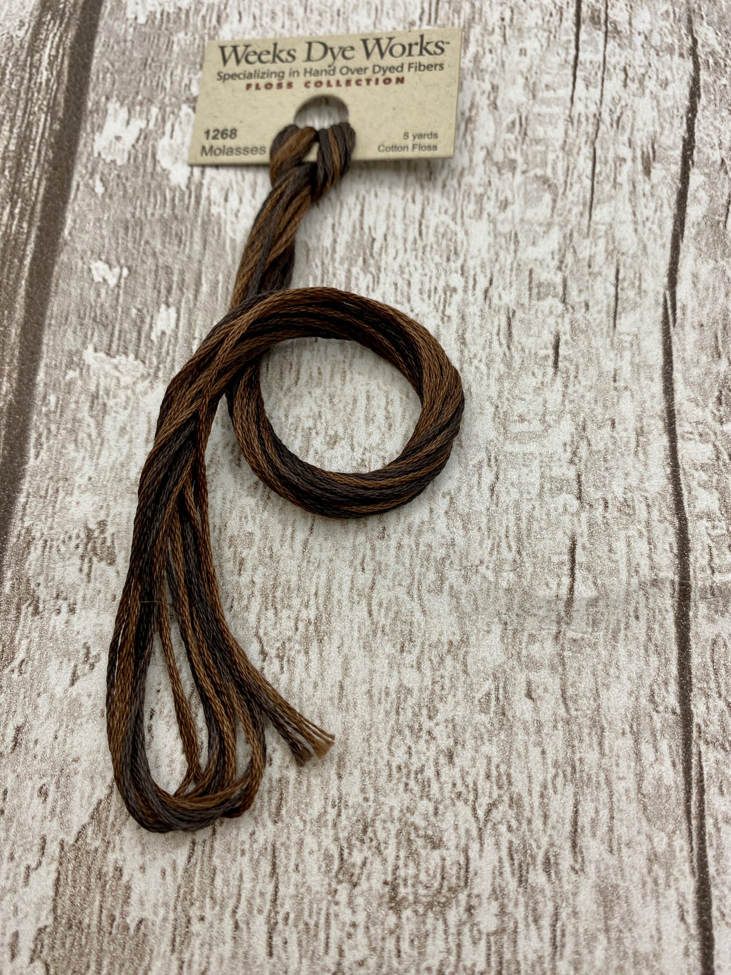 Molasses (#1268) Weeks Dye Works, 6-strand cotton floss