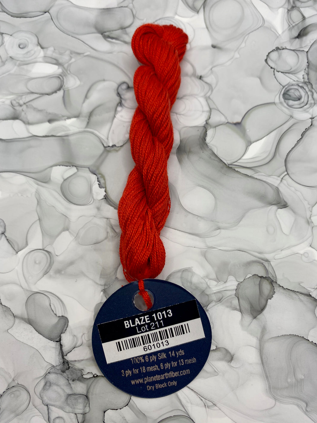 Blaze (#1013) Planet Earth 6 ply silk