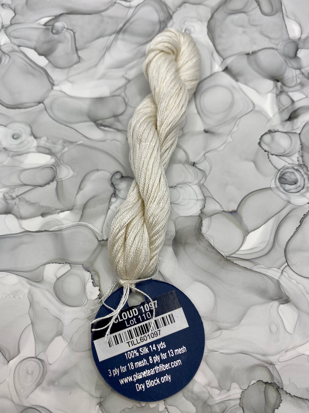 Cloud (#1097) Planet Earth 6 ply silk