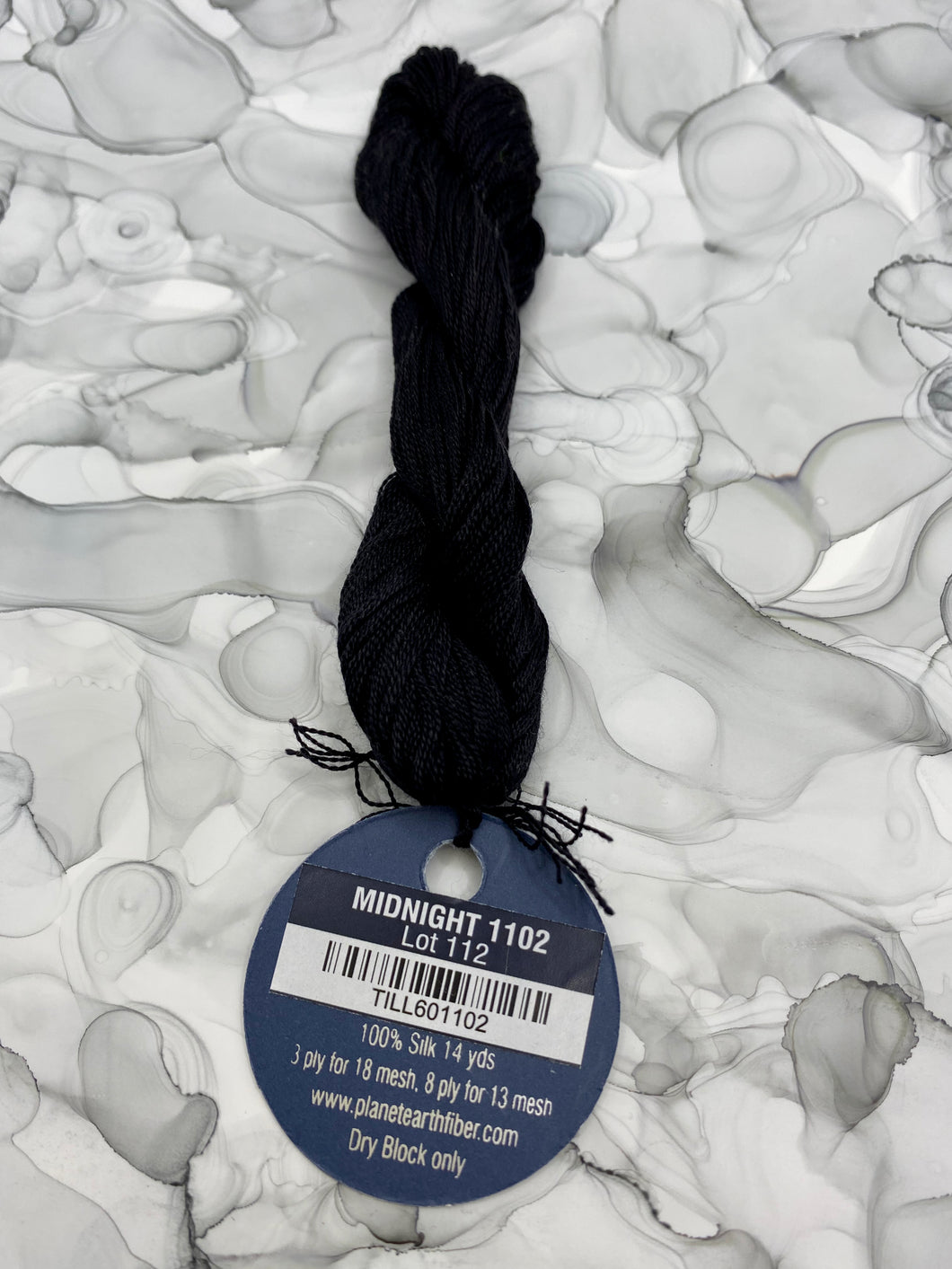 Midnight (#1102) Planet Earth 6 ply silk