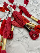 Load image into Gallery viewer, Cosmo Embroidery Floss Reds
