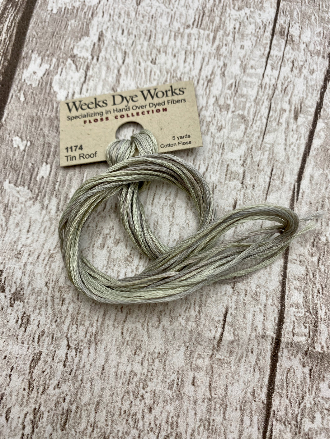 Tin Roof (#1174) Weeks Dye Works, 6-strand cotton floss