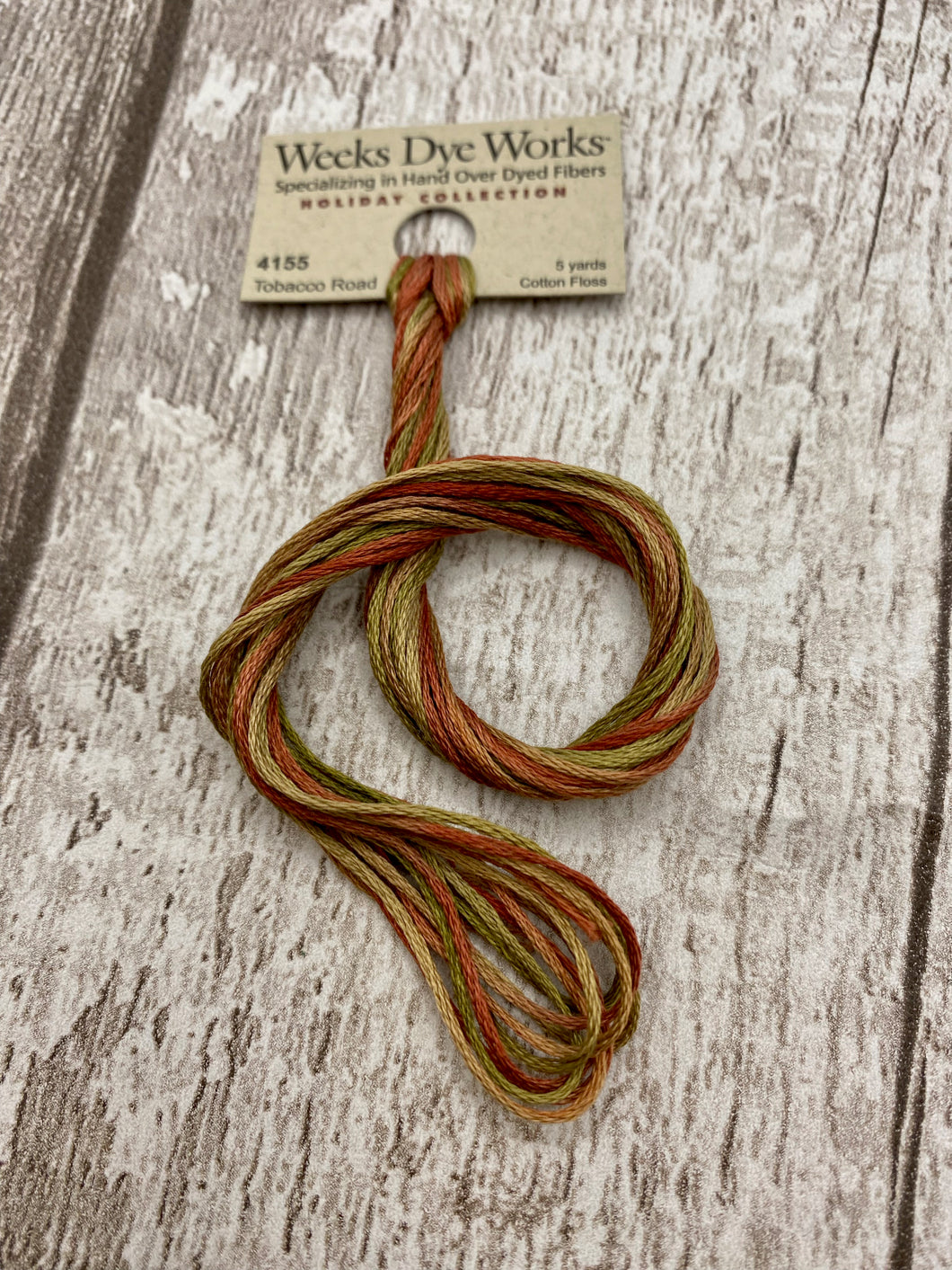 Tobacco Road (#4155) Weeks Dye Works, 6-strand cotton floss