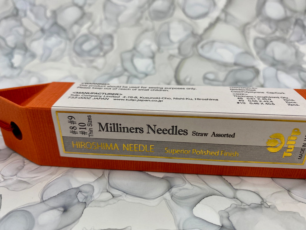 Tulip Milliners/Straw Needles, Assorted Sizes - Thin