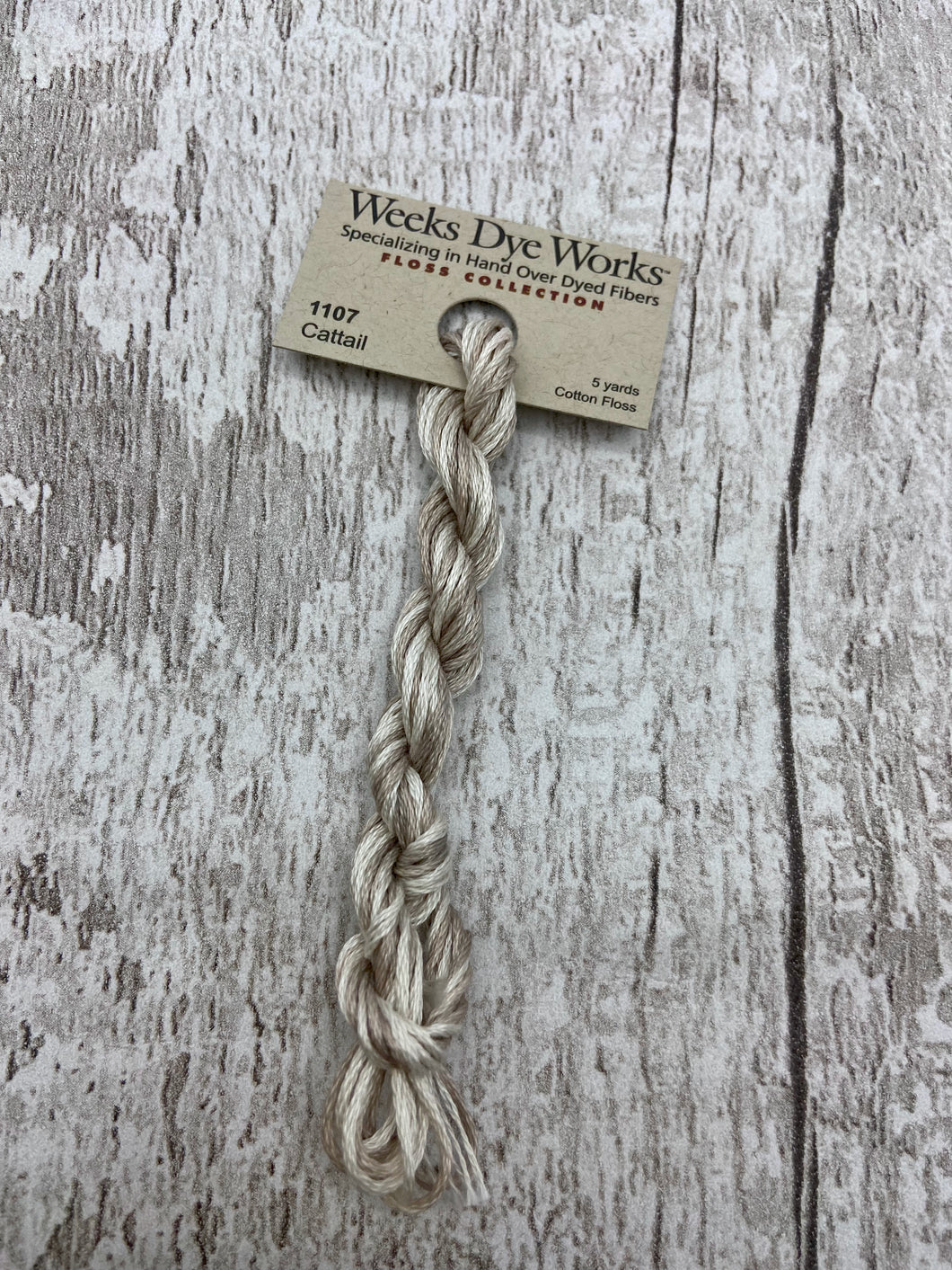 Cattail (#1107) Weeks Dye Works, 6-strand cotton floss