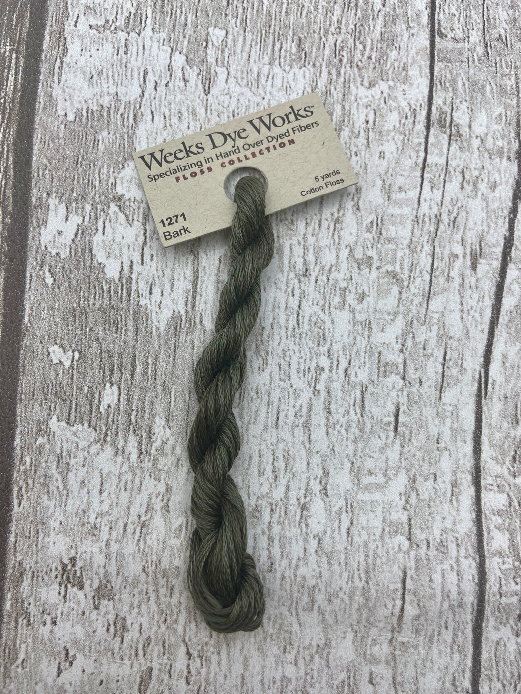 Bark (#1271) Weeks Dye Works, 6-strand cotton floss