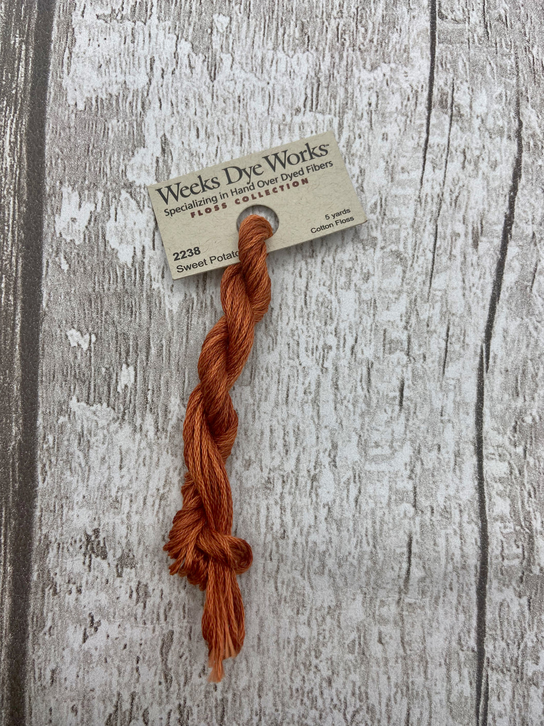 Sweet Potato (#2238) Weeks Dye Works 6-strand cotton floss
