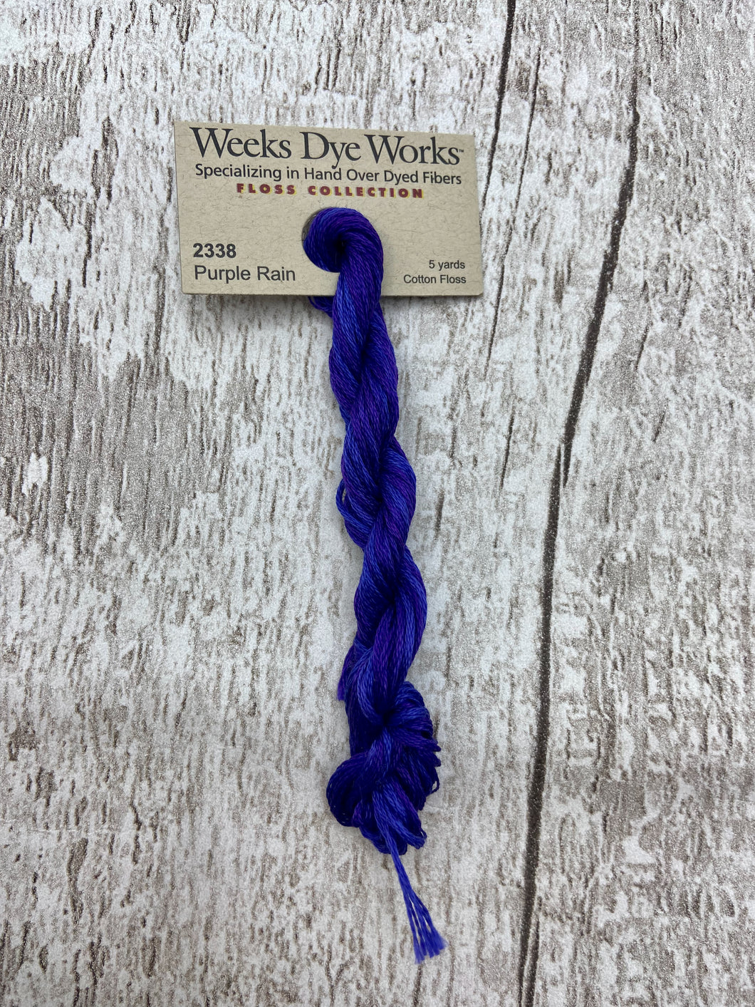 Purple Rain (#2338) Weeks Dye Works, 6-strand cotton floss