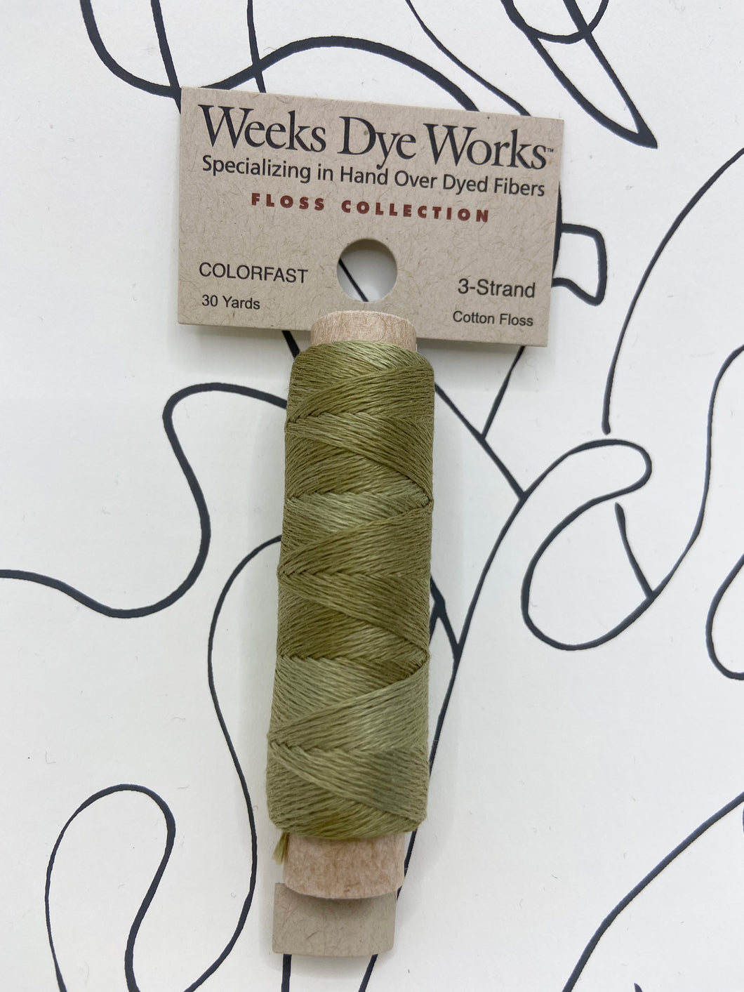 Putty (#1201) Weeks Dye Works 3-strand cotton floss