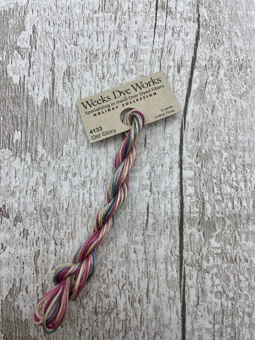 Old Glory (#4133) Weeks Dye Works 6-strand cotton floss