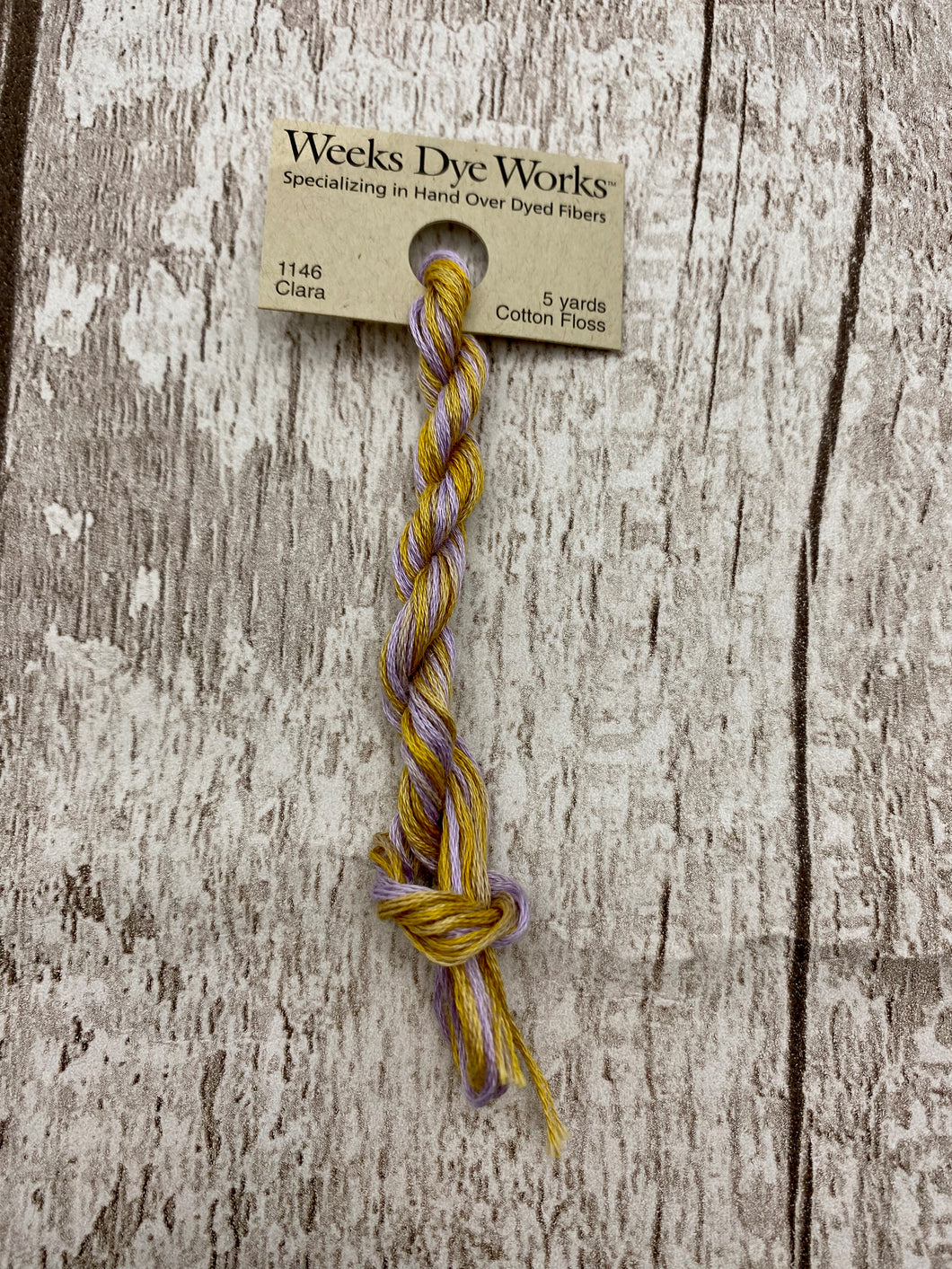 Clara (#1146) Weeks Dye Works, 6-strand cotton floss